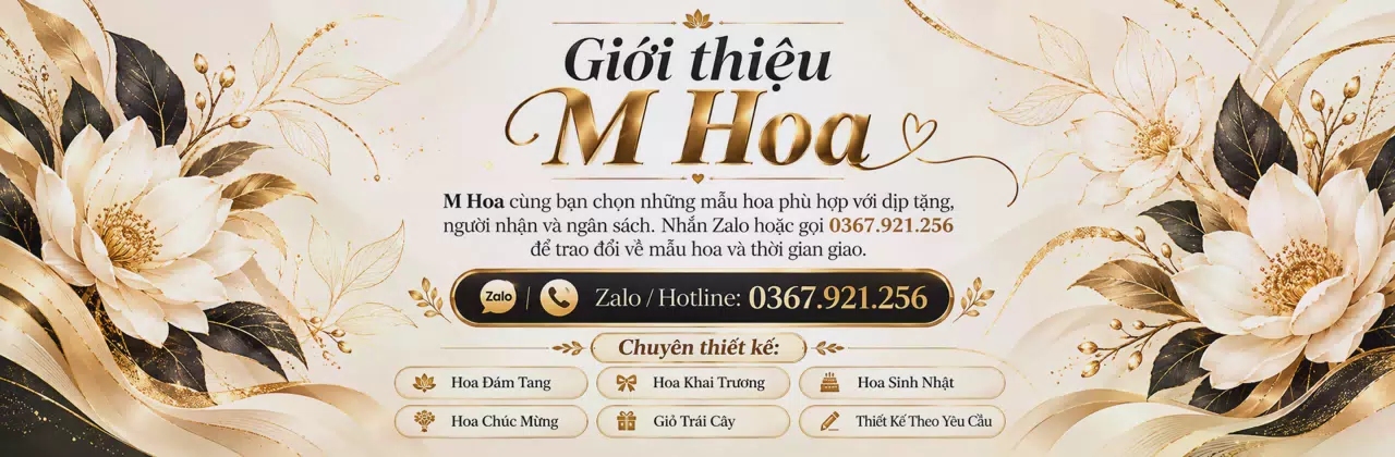 Ảnh bìa Shop hoa tươi Xã Quảng Phú Lâm Đồng - Thêm sắc hoa cho ngày vui